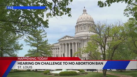 Live: Hearing on challenge to Missouri abortion ban